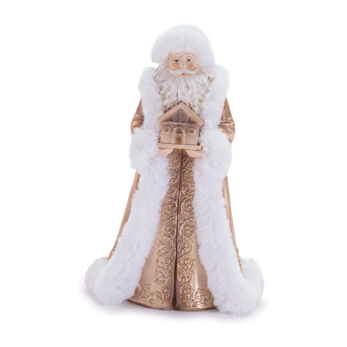 Santa with House, Set of 2 - Melrose International manufacturer product photo