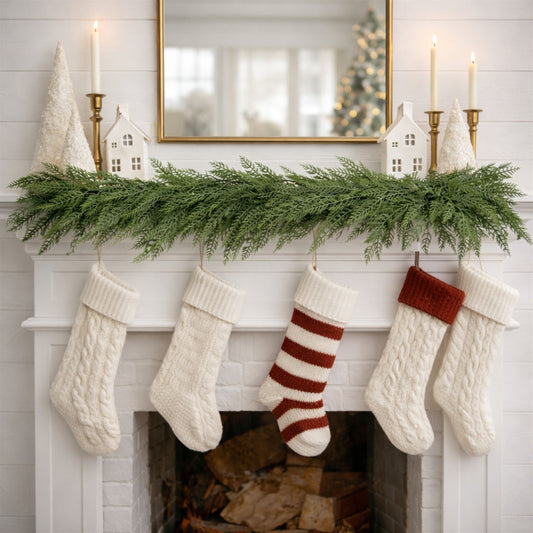 6 Ft Fresh Touch Cedar Christmas Garland – manufacturer product view 2