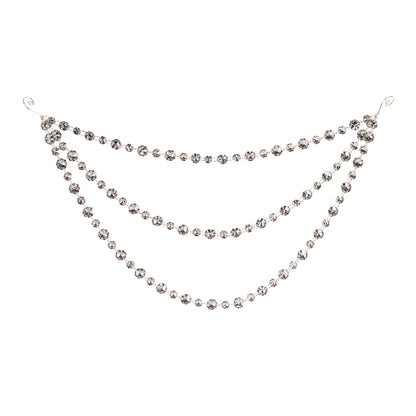 Triple-Strand Bead Garland Ornaments – Set of 2 — Melrose International product photo
