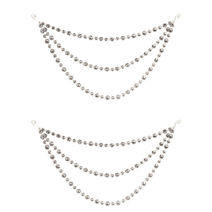 Triple-Strand Bead Garland Ornaments – Set of 2 — Melrose International product photo 4