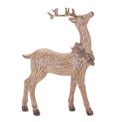 Deer Figurines, Set of 2 - Melrose International manufacturer photo 3