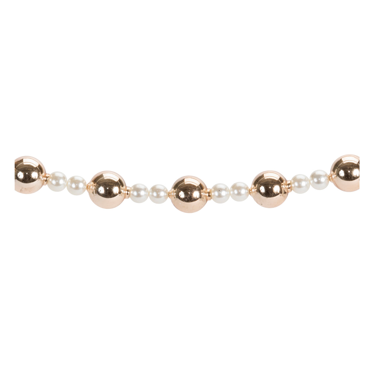 32-Inch Pearl & Glass Ball Christmas Garland – manufacturer product view 3