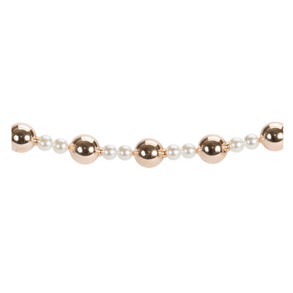 32-Inch Pearl & Glass Ball Christmas Garland – manufacturer product view 3