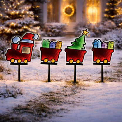 Holiday Train Ekkolight Christmas Pathway Stakes – Set of 4 — additional manufacturer photo 2