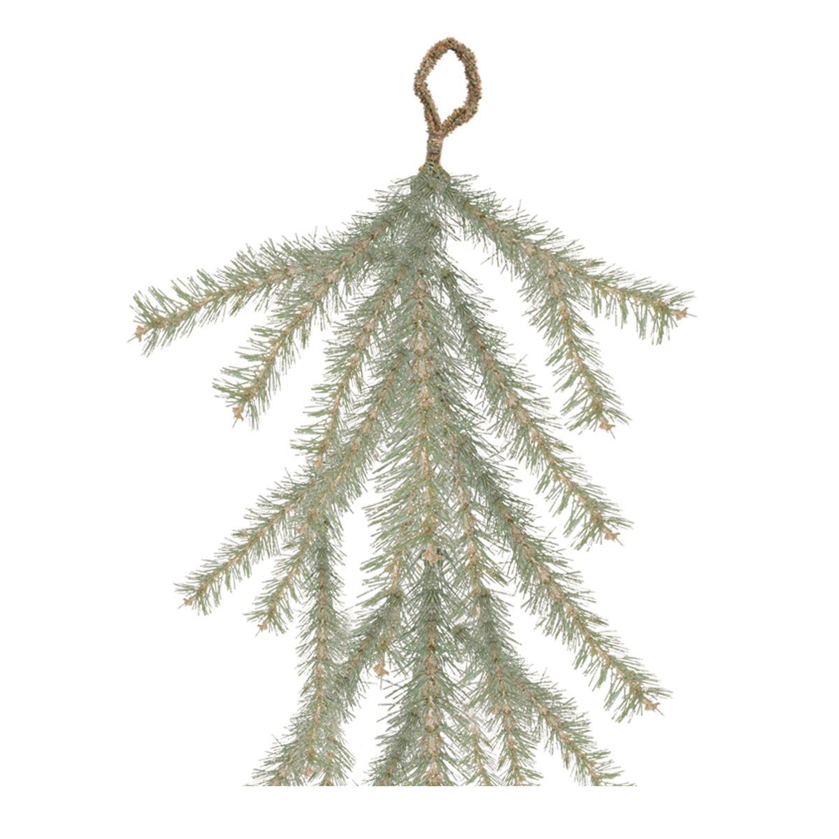 48-Inch Glitter Pine Hanging Christmas Garland – manufacturer product view 3