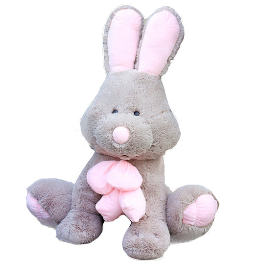 Oversized Long-Eared Stuffed Easter Bunny - Holiday Spirit Shop