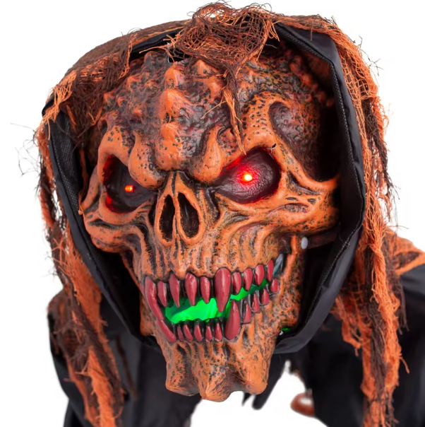 Crouching Monster Animated Halloween Prop