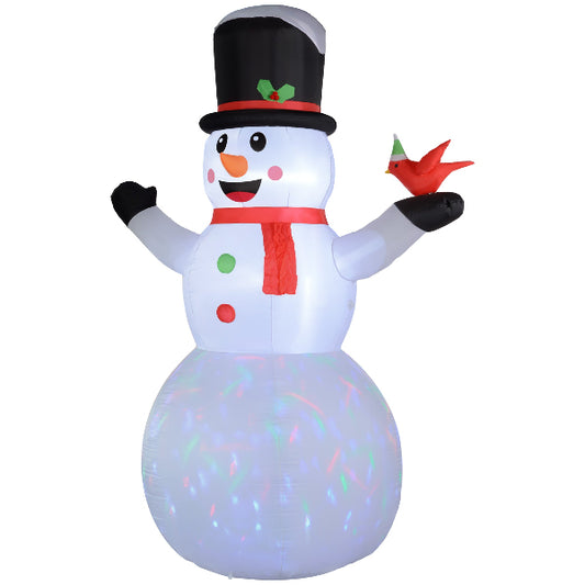 12 Ft Giant Inflatable Christmas Snowman with LED Lights – product image