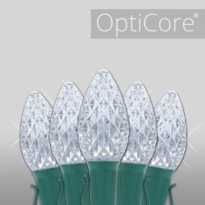 C7 Twinkle OptiCore Commercial LED Christmas Lights – 25, 50 or 100 Ft