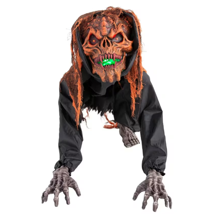 Crouching Monster Animated Halloween Prop