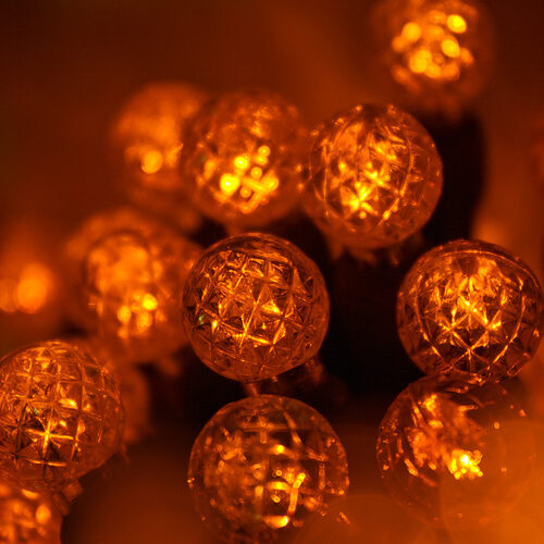 70 LED G12 Razzberry Globe Christmas String Lights | 1 Strand or 4-Pack