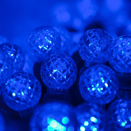 70 LED G12 Razzberry Globe Christmas String Lights | 1 Strand or 4-Pack