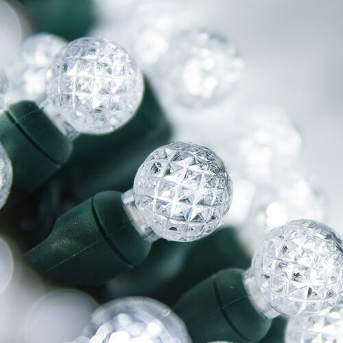 70 LED G12 Razzberry Globe Christmas String Lights | 1 Strand or 4-Pack