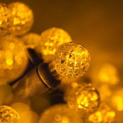 70 LED G12 Razzberry Globe Christmas String Lights | 1 Strand or 4-Pack
