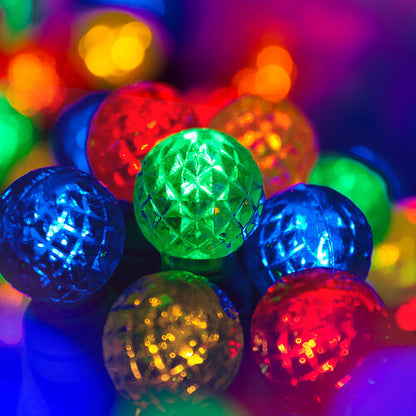 70 LED G12 Razzberry Globe Christmas String Lights | 1 Strand or 4-Pack