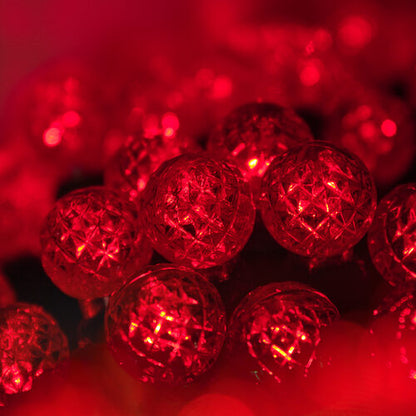 70 LED G12 Razzberry Globe Christmas String Lights | 1 Strand or 4-Pack