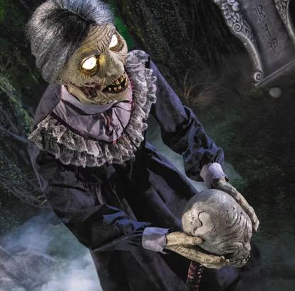 5.6 Ft Zombie Couple Animated Prop