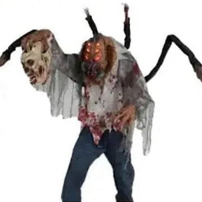 New Halloween 2026 Animated Props and Decorations - 7 Ft Man Eating Spider Creature