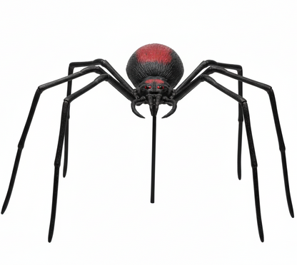 New Halloween 2026 Animated Props and Decorations - Giant Black Widow Spider
