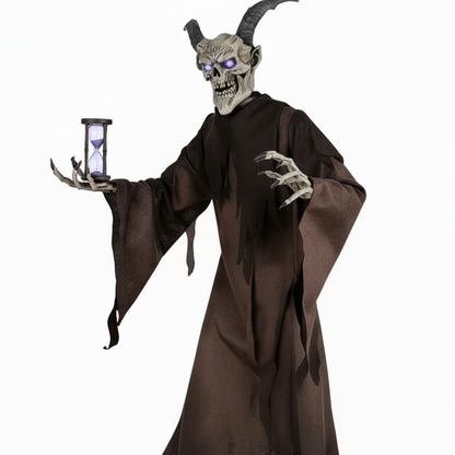 New Halloween 2026 Animated Props and Decorations - 7 ft Time Demon
