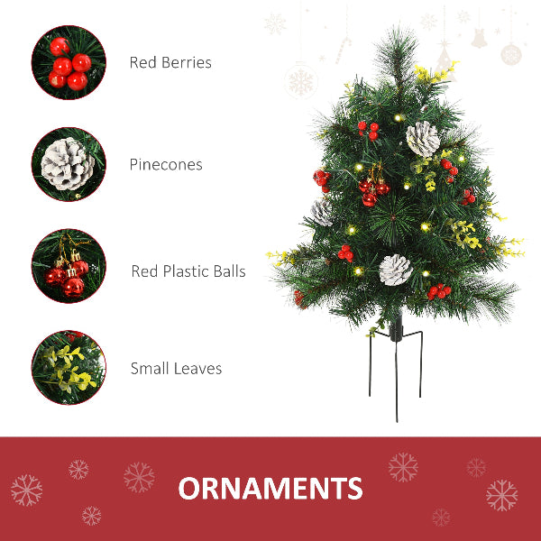 24 Inch Pre-Lit Christmas Trees, Set of 2 – additional product view 8