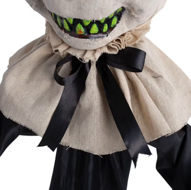 Life Size Halloween prop Animated Creepy Rabbit with Dress Decoration