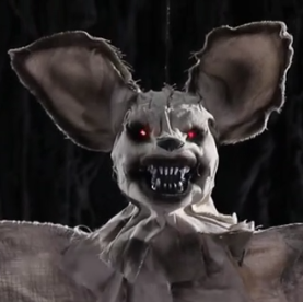 3 Ft Animated Hanging Bat Halloween Decoration Prop