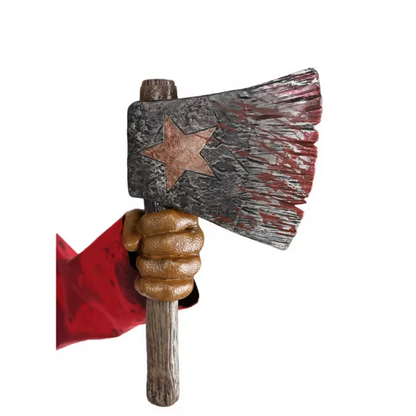 7 Ft 3 in Animated Axe Wielding Clown Halloween Prop decoration