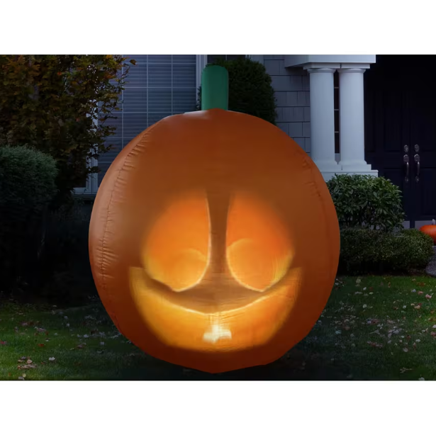 Halloween 2026 - 5 Ft. Jabberin' Jack Animated Jack O Lantern Projection Inflatable