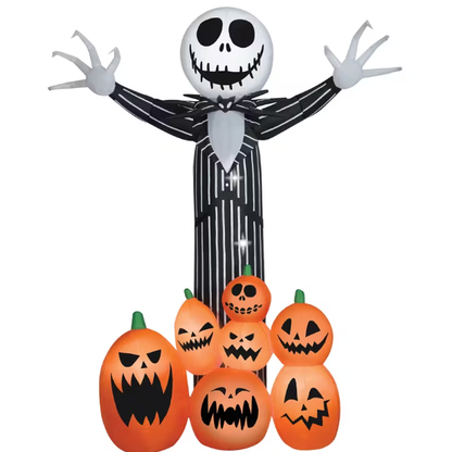 9 Ft Jack Skellington with Pumpkins Nightmare Before Christmas Inflatable