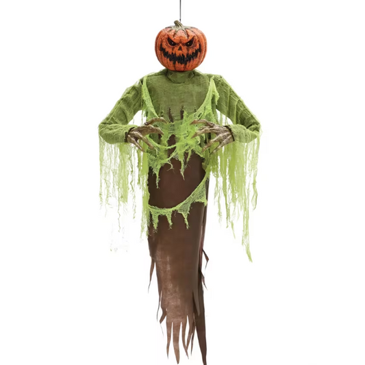 5 Ft Hanging Pumpkin Halloween Decoration