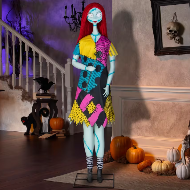 5 Ft 10 In Nightmare Before Christmas Sally Animated Halloween Display