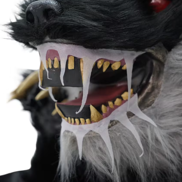 45" Animated Pop-Up Trash Can Badger Halloween prop