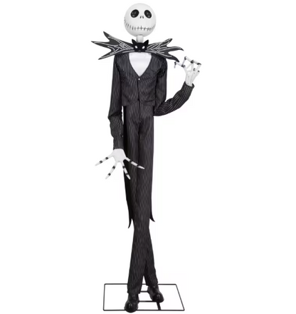 78" Deluxe Jack Skellington Animated Halloween Prop