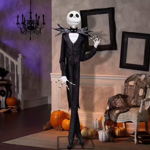 78" Deluxe Jack Skellington Animated Halloween Prop