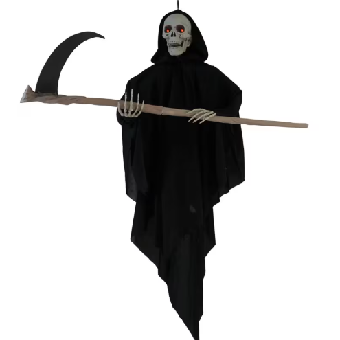 3 Ft Hanging Grave Reaper Animated halloween decoration