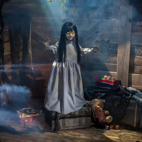 32" Sweet Vengeance Doll Animated Halloween Prop