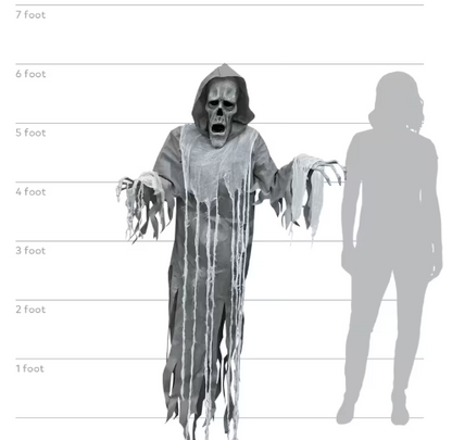 6 Ft Hanging Animated Phantom Ghost halloween decoration