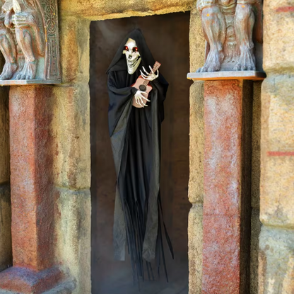Reaper Ghost with Guitar Animated Halloween Decoration