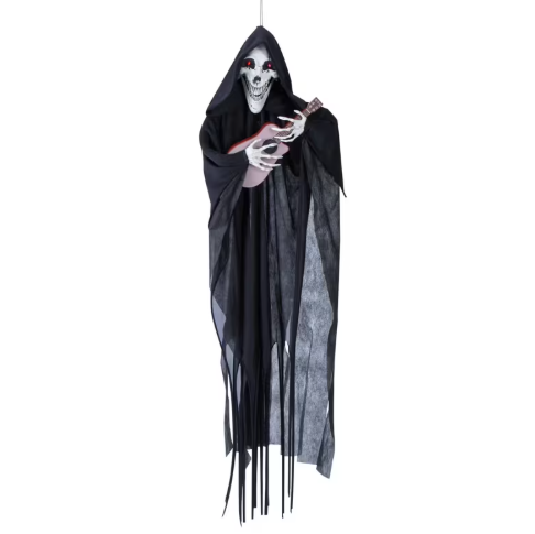 Reaper Ghost with Guitar Animated Halloween Decoration