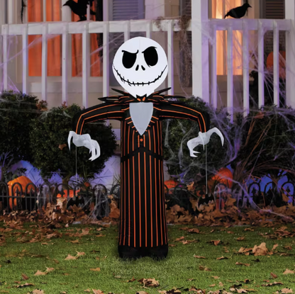 42" Jack Skellington with Bats Inflatable