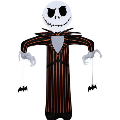 42" Jack Skellington with Bats Inflatable