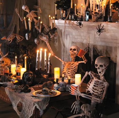 5 Ft Posable Skeleton halloween decoration prop