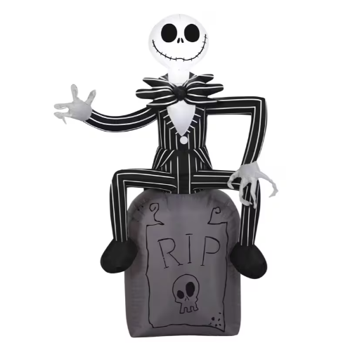 42" Jack Skellington Tombstone Inflatable