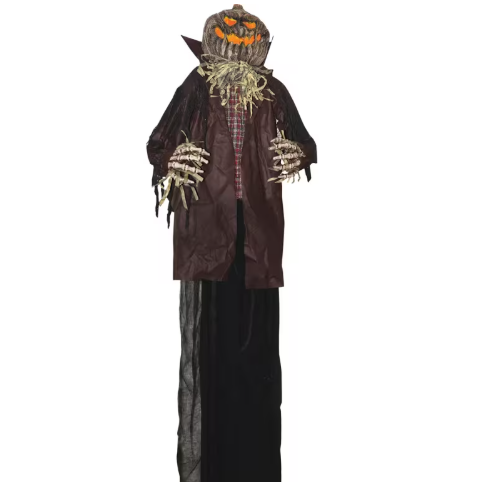 6 Ft Pumpkin Man Hanging Scarecrow