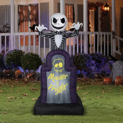42 inch animated jack skellington pop up inflatable