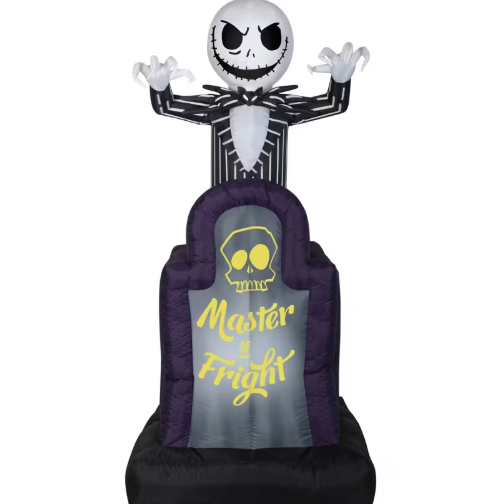 42 inch animated jack skellington pop up inflatable