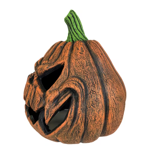 10" Latex Pumpkin Jack o Lantern Halloween decoration