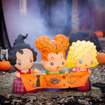 42" Hocus Pocus Witch Sisters Inflatable