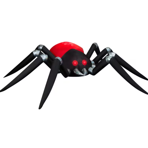 14 Ft Spider Fire &amp; Ice Projection Lighted Inflatable outdoor Halloween decoration